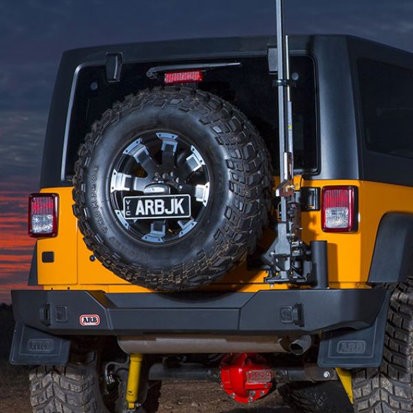 ARB License plate bracket and light for Jeep Wrangler YJ/TJ/JK - Trail Nomad